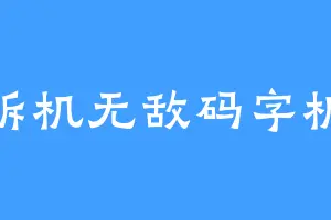 拆机无敌码字机