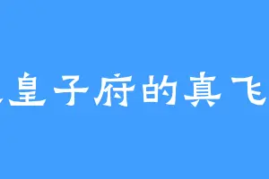 大皇子府的真飞鸟