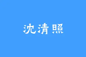 沈清照