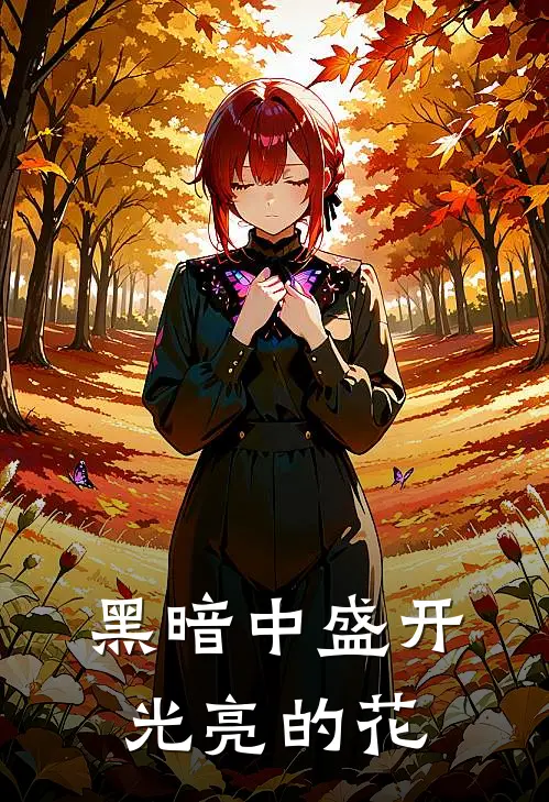 黑暗中盛开光亮的花