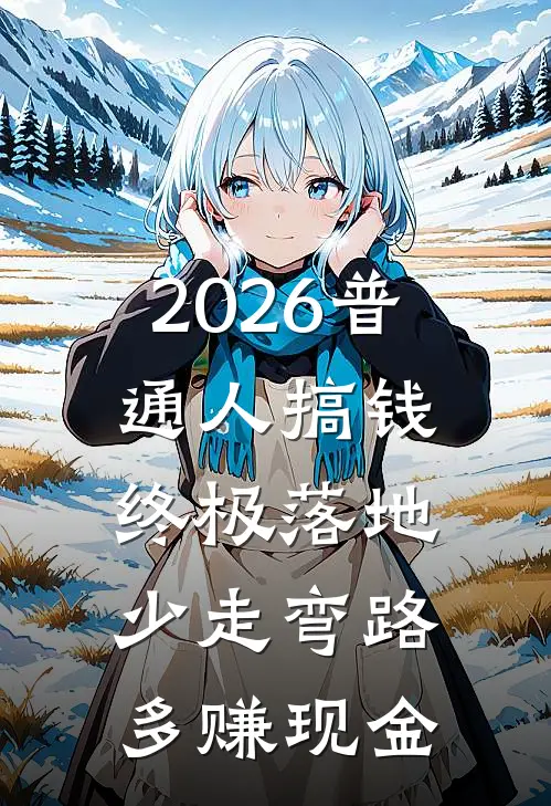 2026普通人搞钱终极落地：少走弯路、多赚现金
