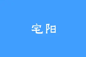 宅阳