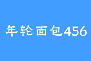 年轮面包456