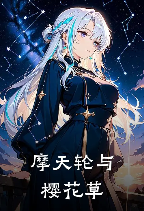 摩天轮与樱花草