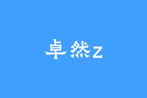 卓然z