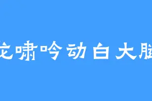 龙啸吟动白大腿