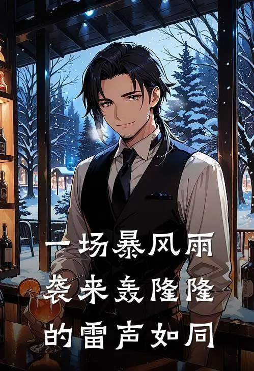 一场暴风雨袭来轰隆隆的雷声如同