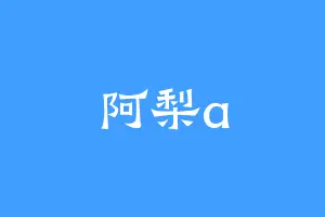 阿梨a